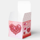 "Liefde zit in de lucht!" mooie liefdesboom Harten Bedankdoosjes (Geopend)