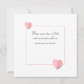 "Liefde zit in de lucht!" mooie liefdesboom Kaart (Achterkant)