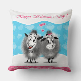 "Liefde zit in de lucht!" mooie liefdesschapen Kussen