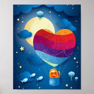 Liefde zit in de lucht poster