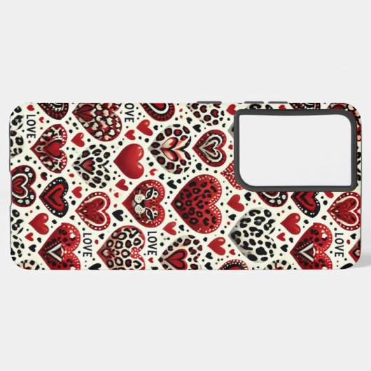 Liefde zit in de lucht samsung galaxy hoesje (Achterkant horizontaal)