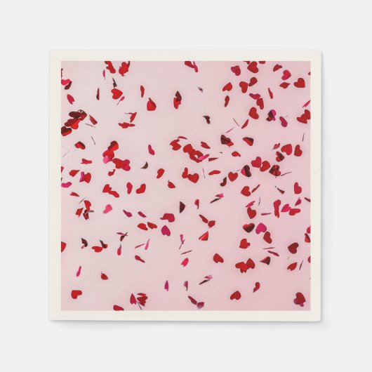 Liefde zit in de lucht servetten (Voorkant)