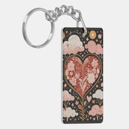 Liefde zit in de lucht sleutelhanger (Voorkant Links)