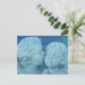 Liefde zit in de lucht, Stone Angels Kissus Briefkaart (Staand voorkant)