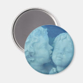 Liefde zit in de lucht,  Stone Angels Kissus Magneet (Voorkant / Achterkant)