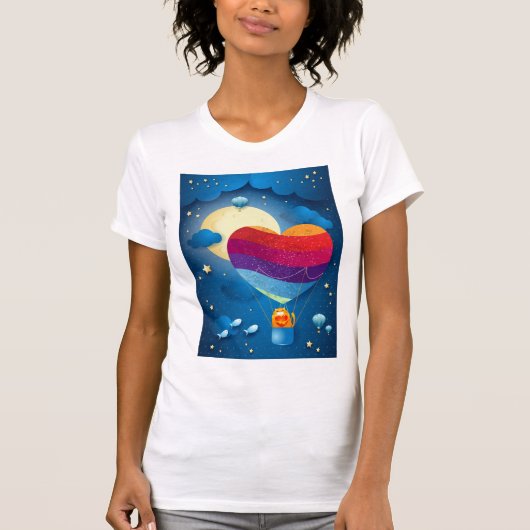 Liefde zit in de lucht t-shirt (Voorkant)