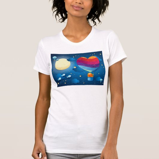 Liefde zit in de lucht t-shirt (Voorkant)