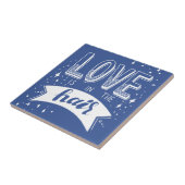 Liefde zit in de lucht tegeltje (Zijkant)