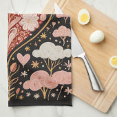 Liefde zit in de lucht theedoek (Quarter Fold)