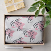 Liefde zit in de lucht tissuepapier (Geschenk)