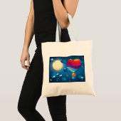 Liefde zit in de lucht tote bag (Voorkant (product))