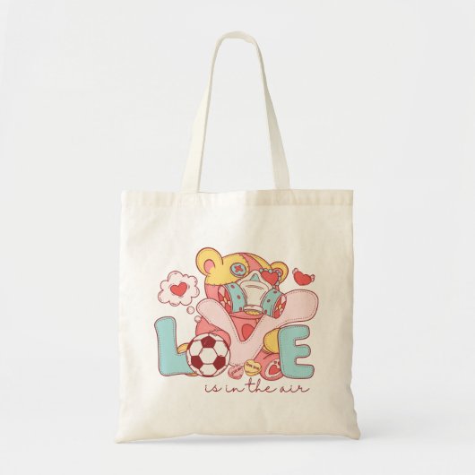 Liefde zit in de lucht tote bag (Voorkant)