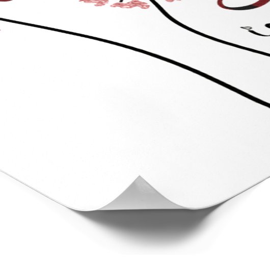 Liefde zit in de lucht | Valentijn Cadeau | FEESTD Poster (Hoek)