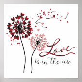 Liefde zit in de lucht | Valentijn Cadeau | FEESTD Poster (Voorkant)