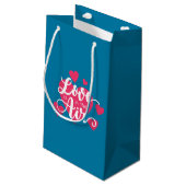 Liefde zit in de lucht Valentijnsdag | Cadeautasje (Achterkant Gekanteld)