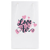 Liefde zit in de lucht Valentijnsdag | Cadeautasje (Achterkant)