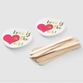 Liefde zit in de lucht! | VALENTIJNSDAG Handwaaier (Niet-gemonteerd)