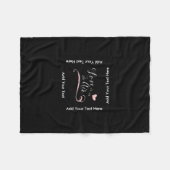 Liefde zit in de lucht - Valentijnsdag of bruiloft Fleece Deken (Voorkant (Horizontaal))