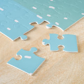 "Liefde zit in de lucht!" Vernoemd paar Modern Legpuzzel (Zijkant)