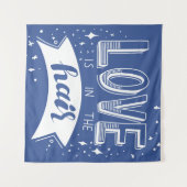 Liefde zit in de lucht wandkleed (Voorkant (horizontaal))