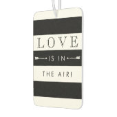 Liefde zit in de lucht | Zwarte en witte bruiloft Luchtverfrisser (Links)