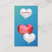 Liefde zit in de luchtballonnen. kortingskaartje (Achterkant)