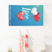 Liefde zit in de luchtballonnen van de Valentijn - Spandoek (Insitu)