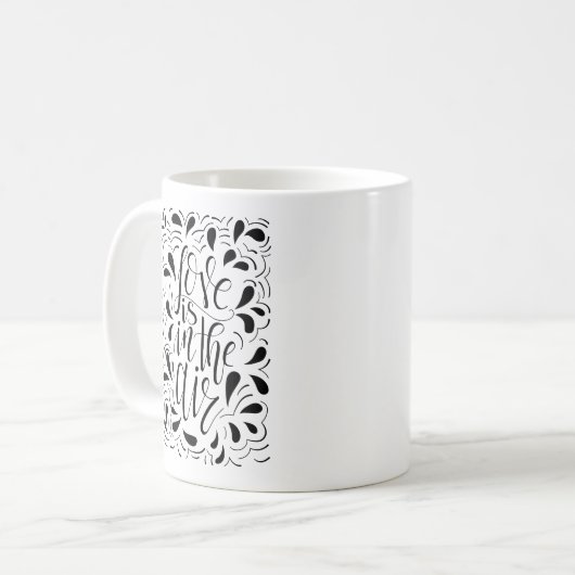 Liefde zit in de Mok van de lucht (Voorkant links)