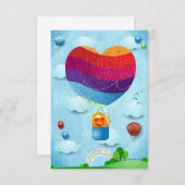 Liefde zit in de uitnodiging (Voorkant / Achterkant)