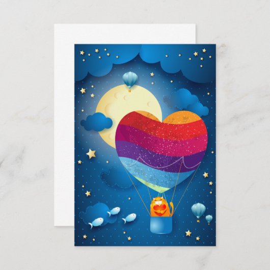 Liefde zit in de uitnodiging (Voorkant / Achterkant)