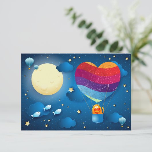 Liefde zit in de uitnodiging (Staand voorkant)