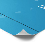 Liefde zit in de Valentijn van de luchtballonnen P Poster (Hoek)