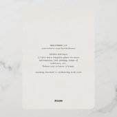 Liefde zit in de Valentijnsdag Vrijgezellenfeest F Folie Uitnodiging (Achterkant)