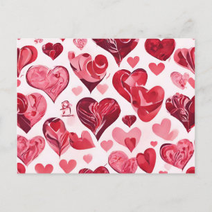 Liefde zit in het Air-heart design Feestdagenkaart