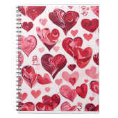 Liefde zit in het Air-heart design Notitieboek (Voorkant)