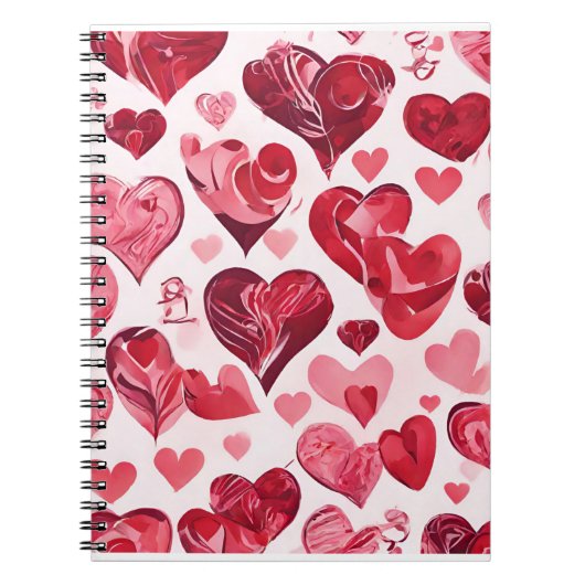 Liefde zit in het Air-heart design Notitieboek (Voorkant)