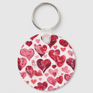 Liefde zit in het Air-heart design Sleutelhanger