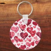 Liefde zit in het Air-heart design Sleutelhanger (Voorkant)