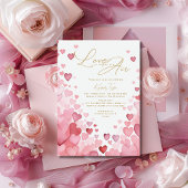 Liefde zit in het Air Hearts Vrijgezellenfeest Kaart