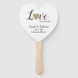 Liefde zit in het Air Wedding Program Fan Handwaaier