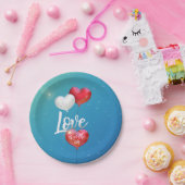 Liefde zit in het Bord van het luchtballonpapier v (Feest)