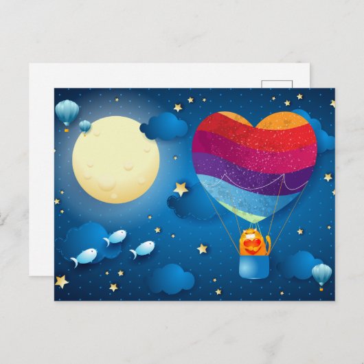 Liefde zit in het briefkaart (Voorkant / Achterkant)