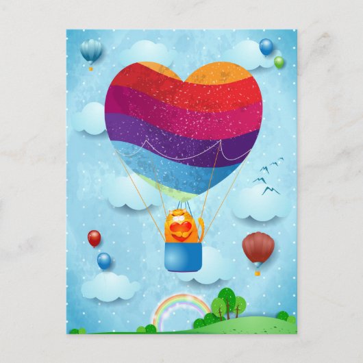 Liefde zit in het briefkaart (Voorkant)