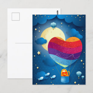 Liefde zit in het briefkaart