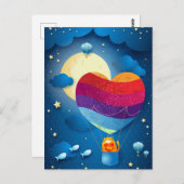 Liefde zit in het briefkaart (Voorkant / Achterkant)