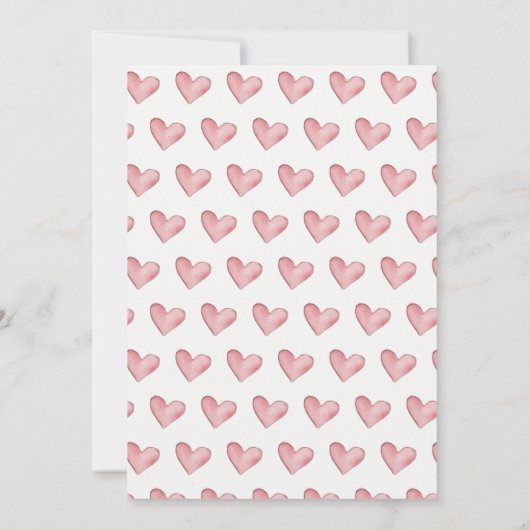 Liefde zit in het hart Vrijgezellenfeest van de lu Kaart (Achterkant)