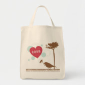 Liefde zit in het luchtvodderontwerp-Tas Tote Bag (Voorkant)