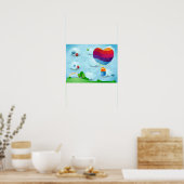 Liefde zit in het poster (Keuken)