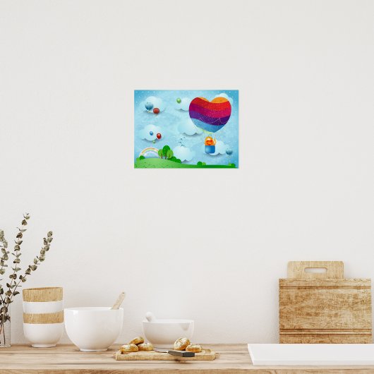 Liefde zit in het poster (Keuken)