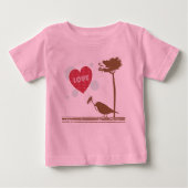 Liefde zit in het T-shirt van het Kind van het luc (Voorkant)